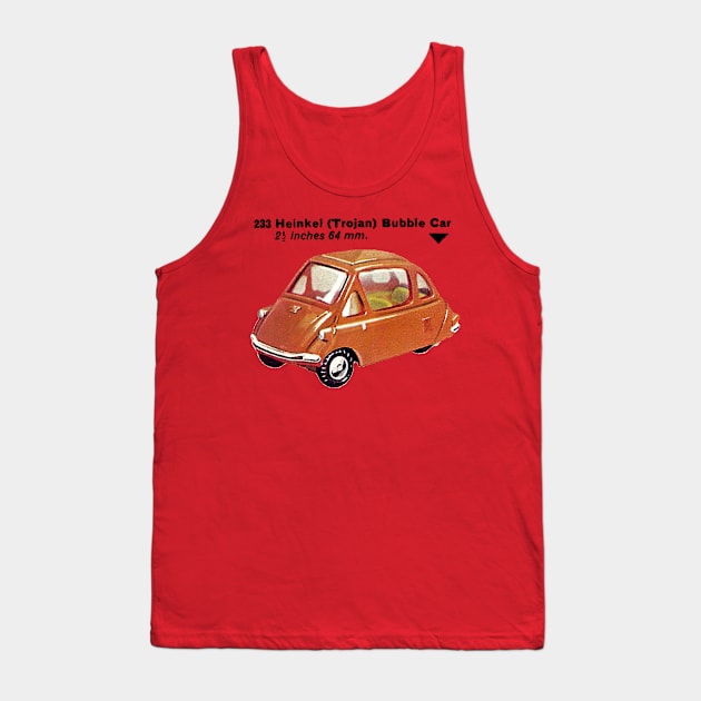 TOY BUBBLECAR - advert Tank Top by Throwback Motors